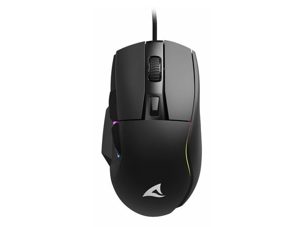 Sharkoon SKILLER SGM35 - Mus - optisk - 6 knapper - kablet - USB - svart