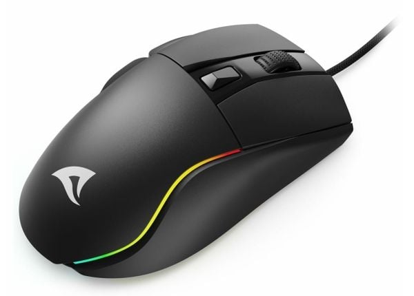 Sharkoon SKILLER SGM35 - Mus - optisk - 6 knapper - kablet - USB - svart