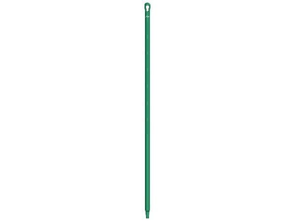 Kahva erittäin hygieeninen Ø34x1500 mm kierteellä PP Vihreä,1 kpl