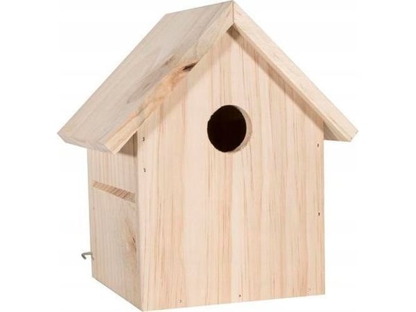 Garden&Fun fuglekasse i tre, 17x15,5x20,5 cm, for montering, med maling i settet