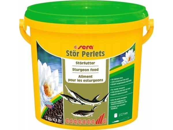 Sera Sturgeon Granules 3.800 ml, granulat - fôr til stør Sera Sturgeon Granules 3.800 ml, granulat - fôr til stør