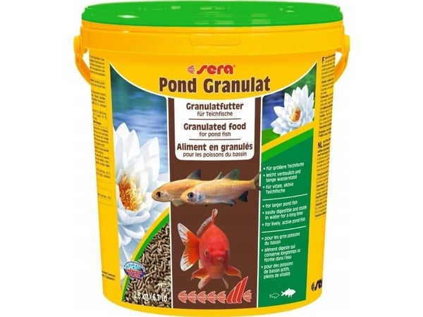 Sera Pond Granulat 21 l - mat til damfisk