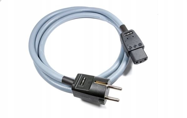 Nätkabel Melodika MDP10G med jord (Schuko-IEC C13) 3x2,5 mm² gunmetal 1 m Nätkabel Melodika MDP10G med jord (Schuko-IEC C13) 3x2,5 mm² gunmetal 1 m