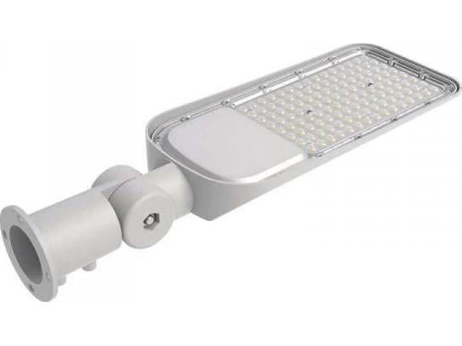 V-TAC LED-gatelysarmatur V-TAC SAMSUNG CHIP med adapter 50W 120lm/W VT-59ST 6500K 5000lm 5 års garanti