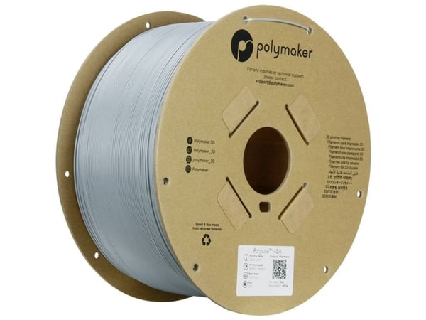 Polymaker PF01023 grå filament ASA UV-, vær- og varmebestandig 1,75 mm 3000 g Polymaker PF01023 grå filament ASA UV-, vær- og varmebestandig 1,75 mm 3000 g