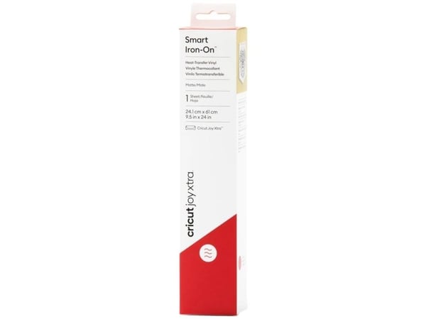 Cricut Joy Xtra Smart Iron-On - Håndverksmateriale - 24.1 x 61 cm - rød