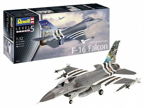 Revell plastmodellfly 50-års jubileum F-16 Falcon 1/32