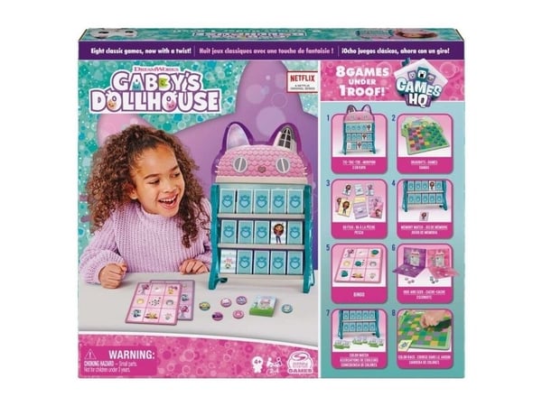 Gabby's Dollhouse 8-i-1 HQ Game