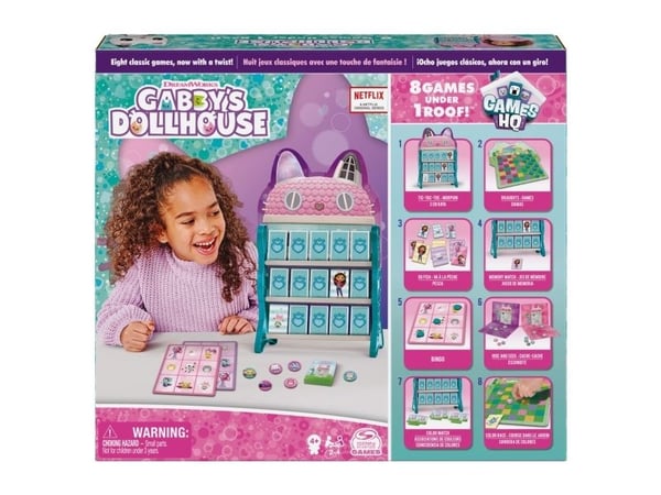 Gabby's Dollhouse 8-i-1 HQ Game