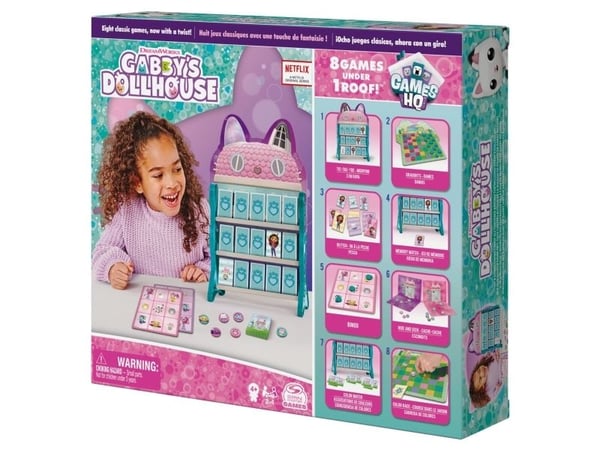 Gabby's Dollhouse 8-i-1 HQ Game
