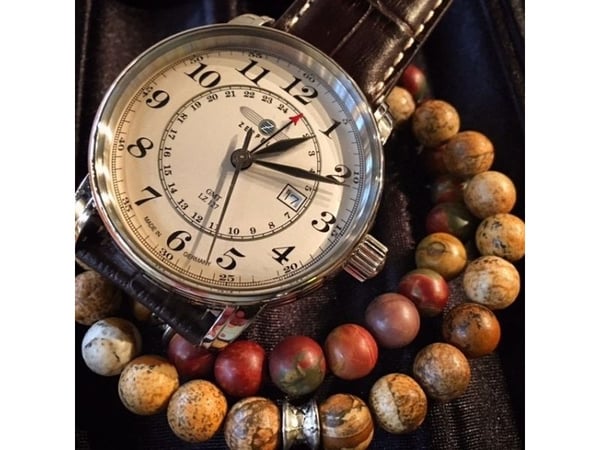 Zeppelin 7642-5 ur Wrist watch Hanstik Kvarts Sølv