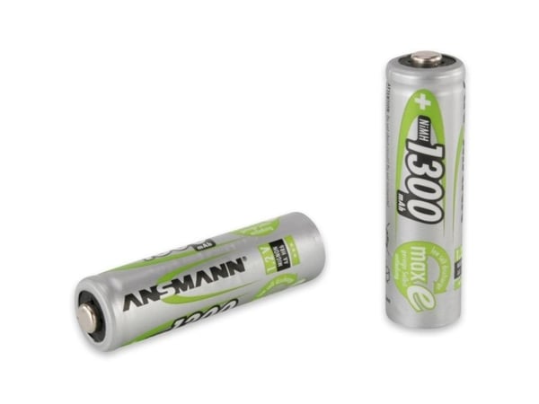 ANSMANN - Batteri 4 x AA type - NiMH - (oppladbart) - 1300 mAh