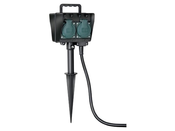 Brennenstuhl 1154450, Tyyppi F, Musta, IP44, CE, 230 V, 16 A