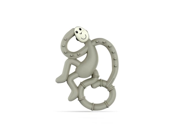 Matchstick Monkey Mini Monkey Teether Grey