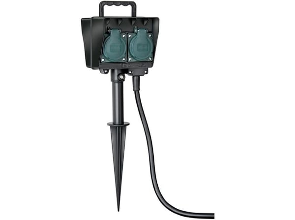 Brennenstuhl 1154450, Typ F, Svart, IP44, CE, 230 V, 16 A