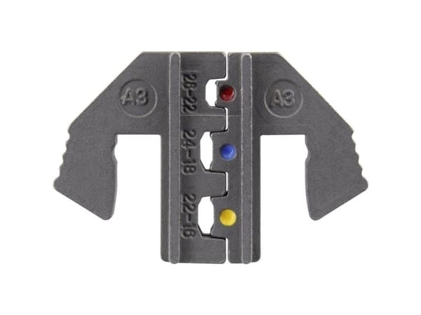 TOOLCRAFT PLE-0A3 krympeinnsatser krympetang for isolerte kabelsko passer til TOOLCRAFT PZ-500