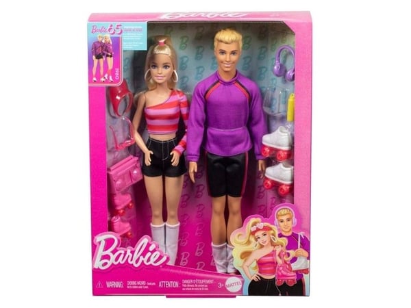 Barbie Fashionistas dukker og tilbehør, motedukke, menn og kvinner (sett), 3 år, jente, flerfarget