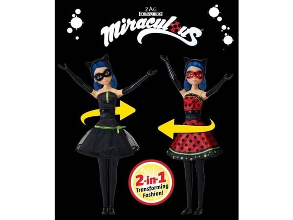 Miraculous Fashion Hero Switch Doll 26 cm