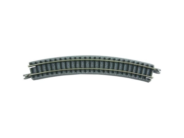 7297032 Z Rokuhan skinne/spor (med ballast) bøyd spor 30 ° 195 mm, 6 stk