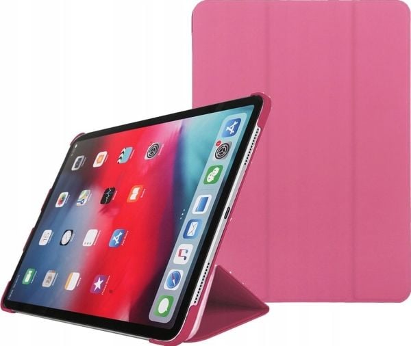 Pomologic BookCase nettbrett-etui - beskyttelsesdeksel til iPad Air 4/5 gen, iPad Pro 11" 3/4 gen (rosa)
