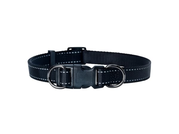 Dogman Nylonhalsband Iris Ställbart Svart L