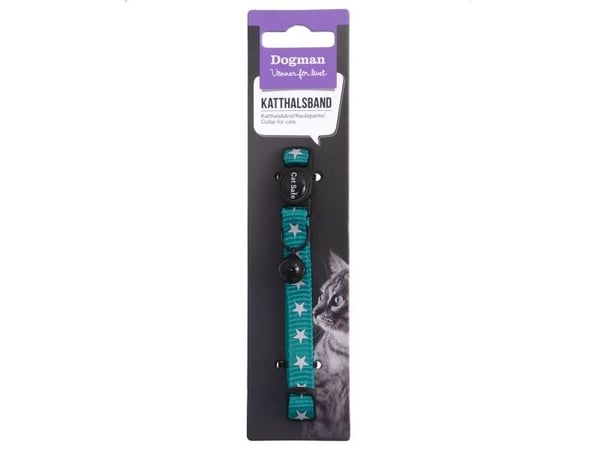 DOGMAN Cat Collar Star turkis