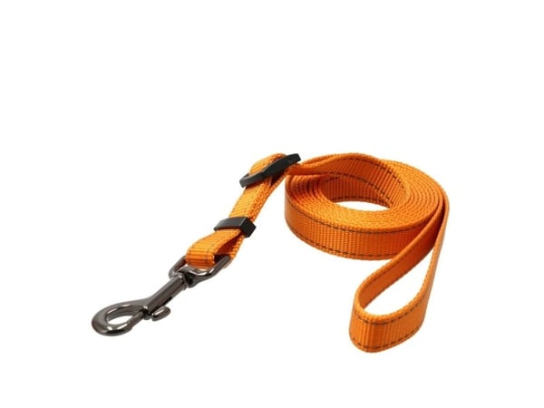 Dogman Nylonkoppel Iris Ställbart Orange L