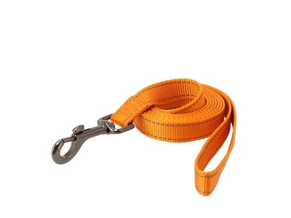 Dogman Nylonkoppel Iris Orange S 180cm