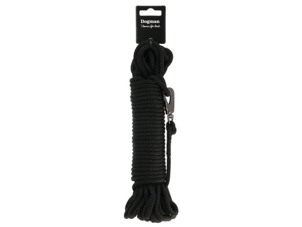 DOGMAN Punottu sporlin Iris Musta 15m