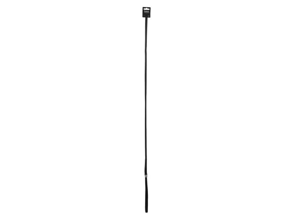 DOGMAN Vis bånd flat sort 110cm