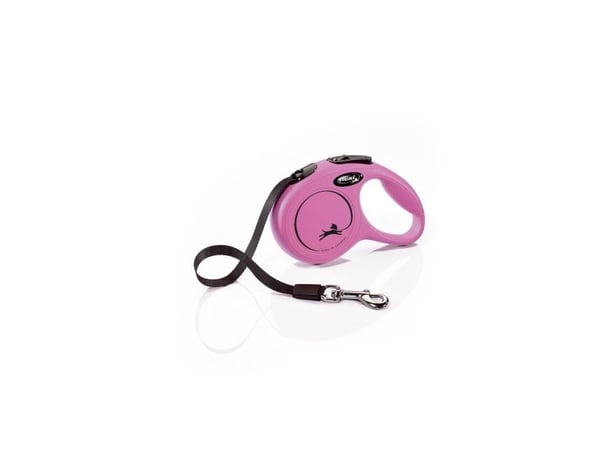 flexi New Classic bånd XS, 3M, 12KG, pink