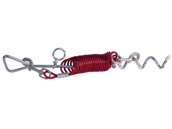 Dogman Kit Uppkopplingsskruv+löplina Metall 3m 3m