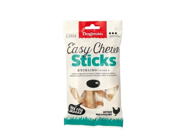 DOGMAN Easy Chew tikut kanaa 4p 12,5cm 12,5cm