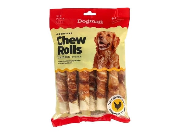 DOGMAN Chew Rolls 10-pakning