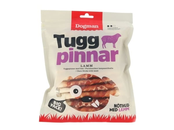 Dogman Tuggpinnar Med Lamm 25p 12,5cm