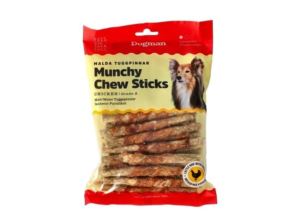 DOGMAN Munch tyggepinner med kylling 30p 12,5cm