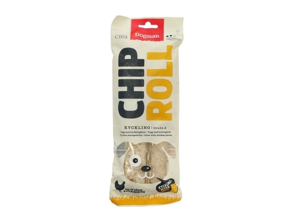 DOGMAN Chicken Chip Roll m kyll 2-p M 17,5cm