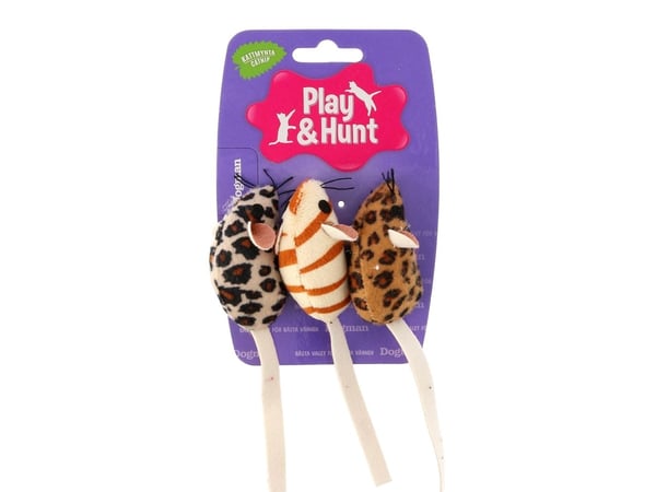 Safarimöss 3-pack med catnip