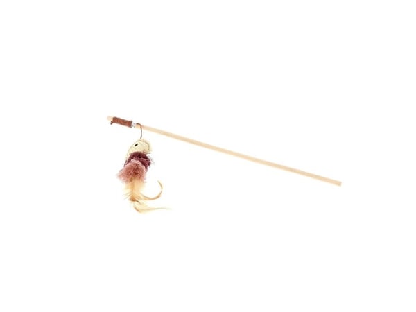 DOGMAN Toy ertepinne Naturlig fis 40cm