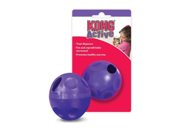 Kong Kattleksak Aktivering Treat Ball Blå 8cm
