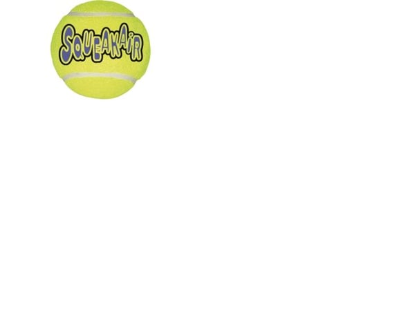 Kong Airdog squeaker tennisball XS 4 cm. 3 pakker