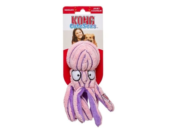 Kong Leksak Cuteseas Octopus Rosa S 17cm