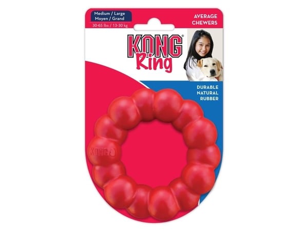 KONG ring hundeleke, M/L