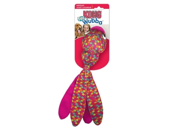 KONG Kong Wubba Finz Rosa Liten 27cm