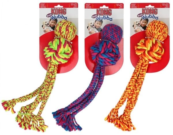Kong Leksak Wubba Weaves Med Rep Mix L 38cm