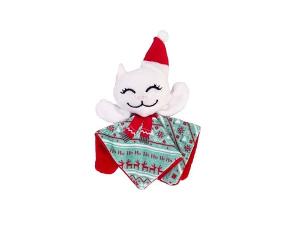 Kong Kattleksak Holiday Crackles Santa Kitty Flerfärgad