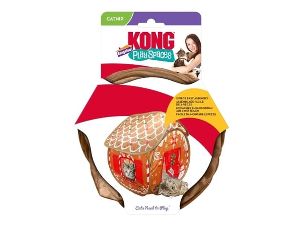 Kong Kattleksak Spaces Bungalow Gingerbread Brun