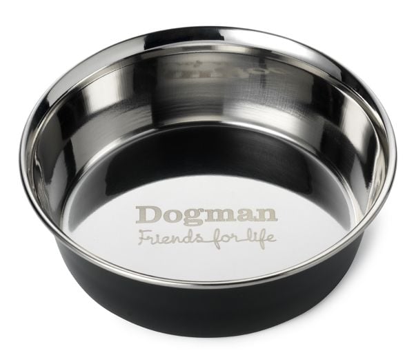 DOGMAN Matskål i rustfritt stål Heavy Black 13 cm