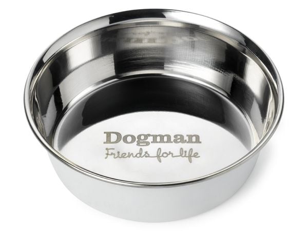 DOGMAN Matskål i rustfritt stål Heavy White 11 cm