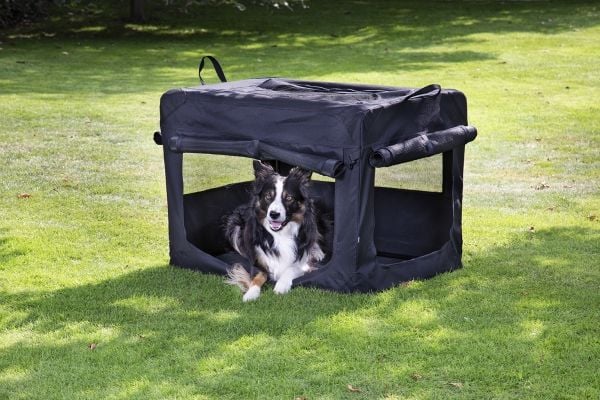 DOGMAN Canvas Cage Milou S Sort 50cm